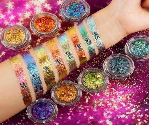 Magic Chameleon Chromaflake Glitter Shadow - MQO 12 pcs