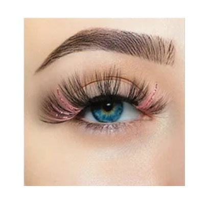 Two Tone Accent Lashes #1 - MOQ 12pcs