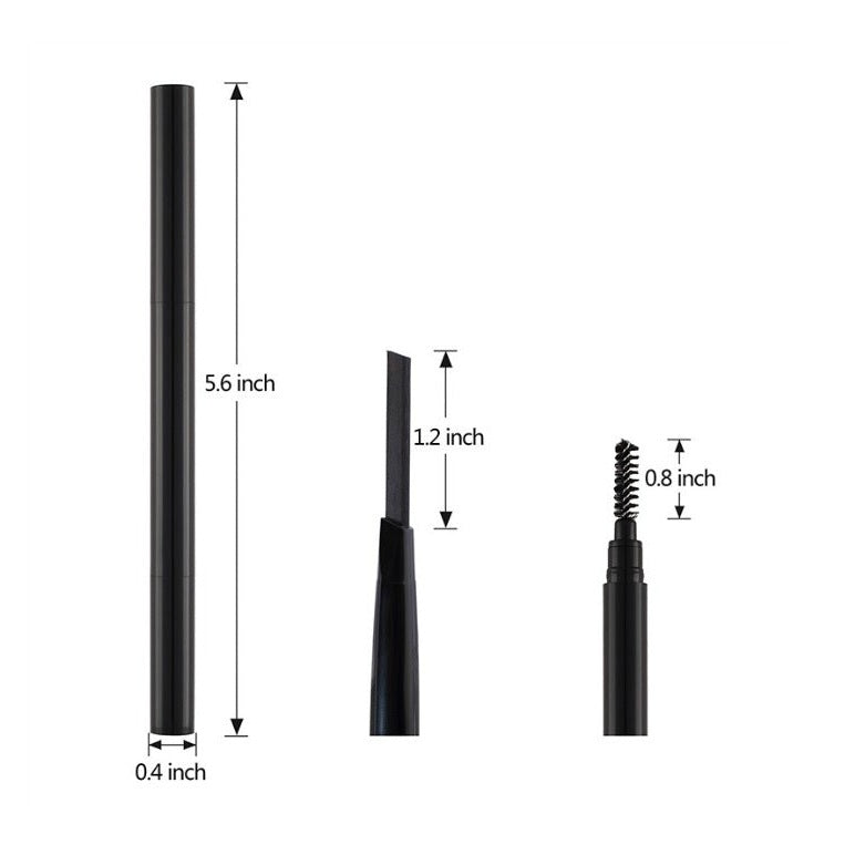 Pick Your Color - Pick Your Case! Eyebrow Pencil w/Spoolie Brush - MQO 25pcs
