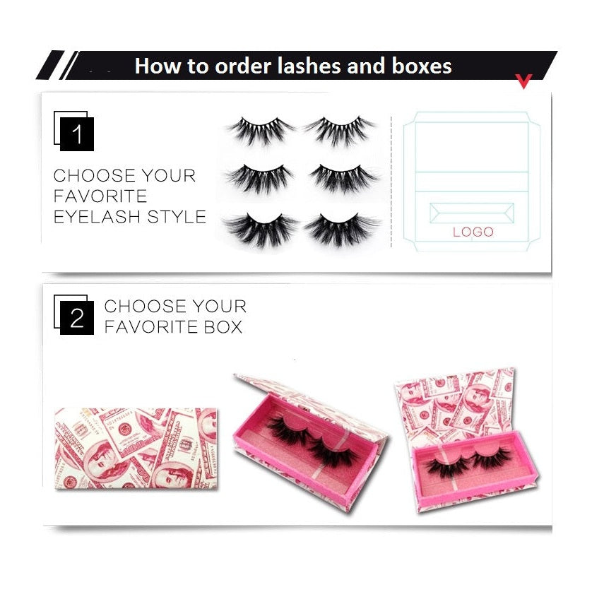 Faux Mink 5D Lashes #F15 - MQO 12 pcs