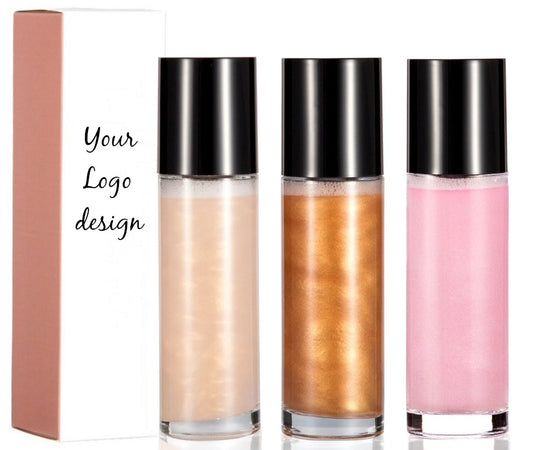 All 3 - Face and Body Shimmer Highlighting Spray - MQO 50 pcs