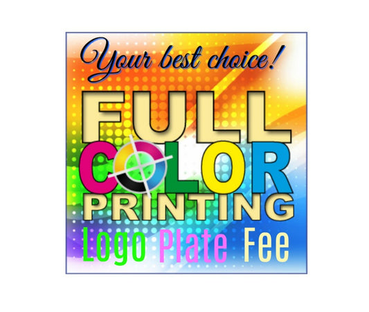 Full Color Print Logo Plate Fee