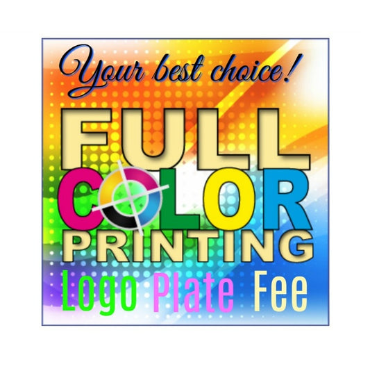 Full Color Print Logo Plate Fee