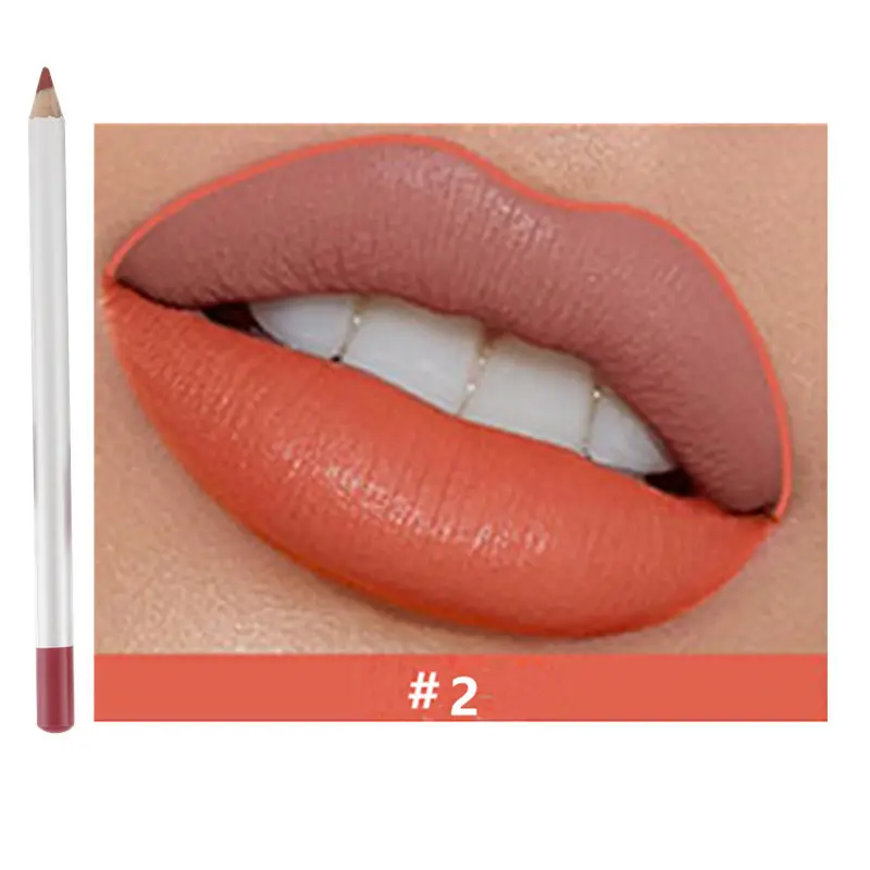 21 Shade HD Lip Definer Pencil with Sharpener - MQO 12 pcs