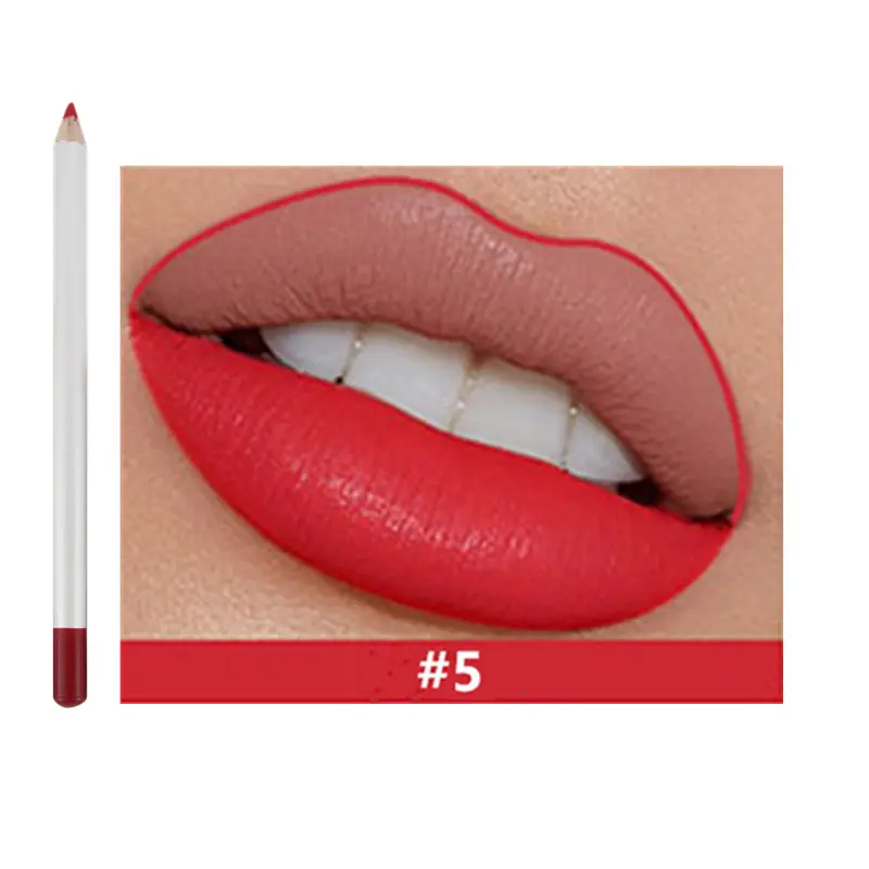 21 Shade HD Lip Definer Pencil with Sharpener - MQO 25 pcs