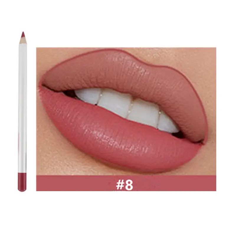 21 Shade HD Lip Definer Pencil with Sharpener - MQO 12 pcs