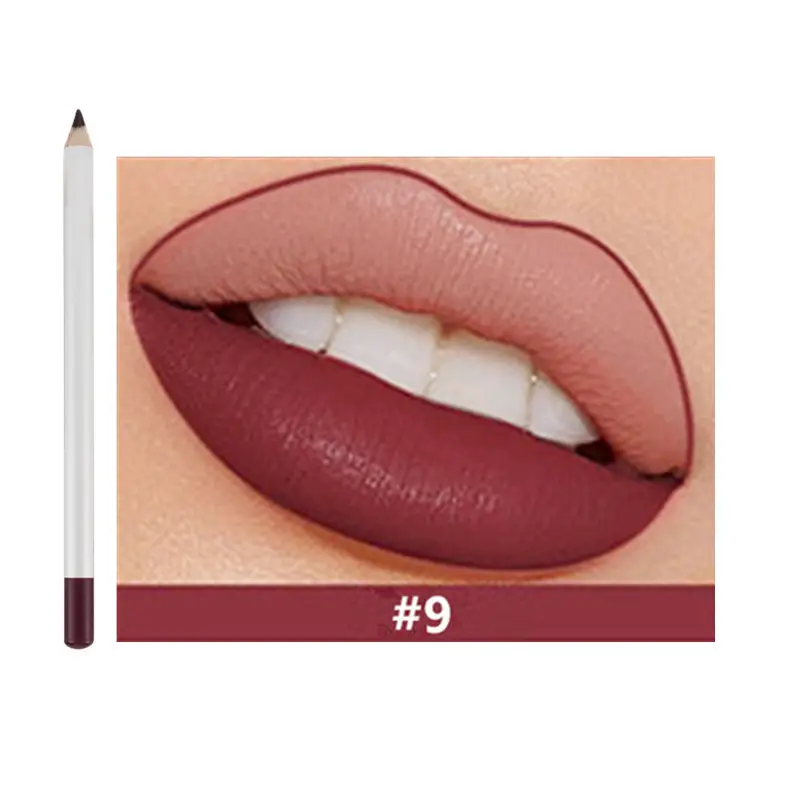 21 Shade HD Lip Definer Pencil with Sharpener - MQO 12 pcs