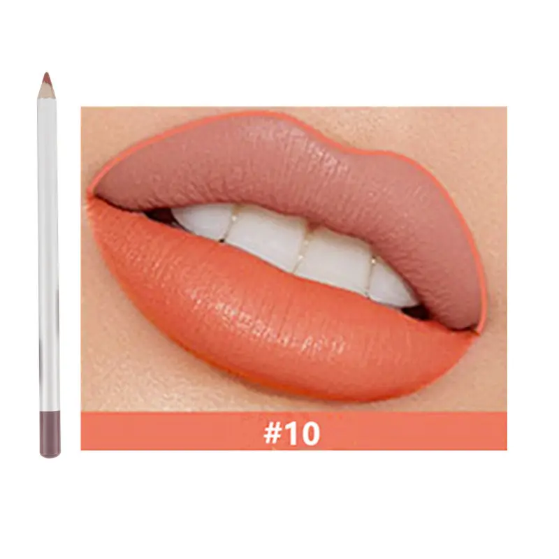 21 Shade HD Lip Definer Pencil with Sharpener - MQO 12 pcs