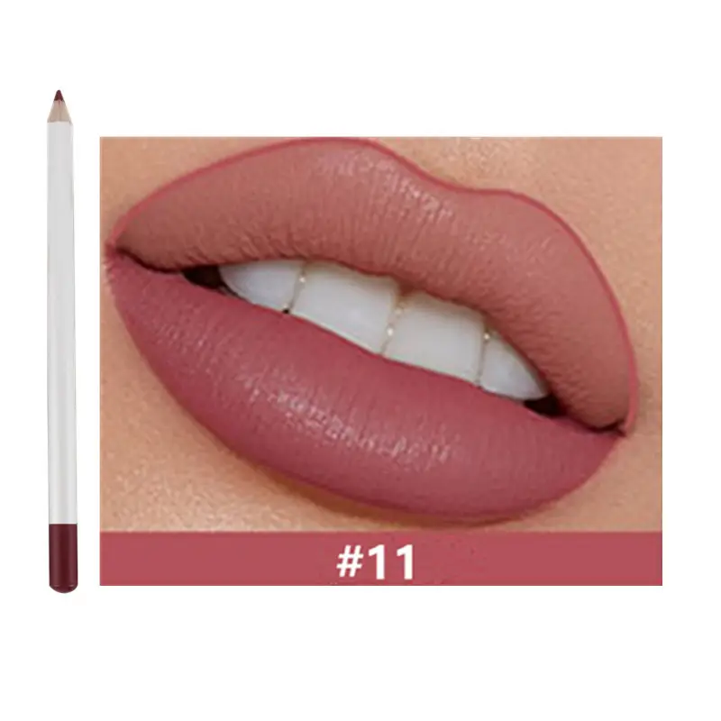 21 Shade HD Lip Definer Pencil with Sharpener - MQO 25 pcs