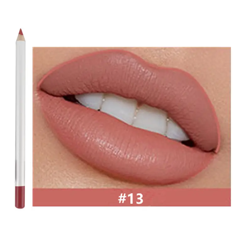 21 Shade HD Lip Definer Pencil with Sharpener - MQO 12 pcs
