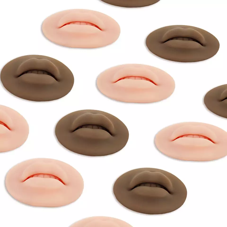 3D silicone lips - MQO 12 pcs