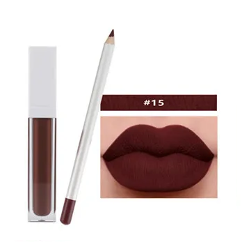17 Shade Liquid To Matte Lip Kit w/Matching Liner - MQO 25 pcs