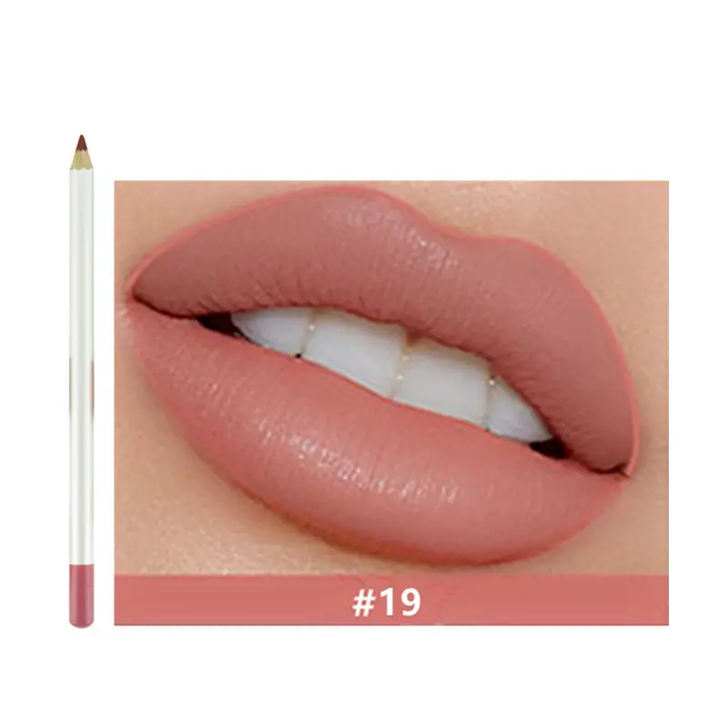 21 Shade HD Lip Definer Pencil with Sharpener - MQO 12 pcs