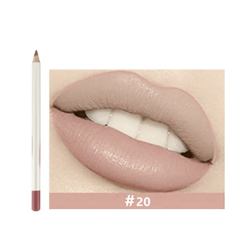 21 Shade HD Lip Definer Pencil with Sharpener - MQO 25 pcs