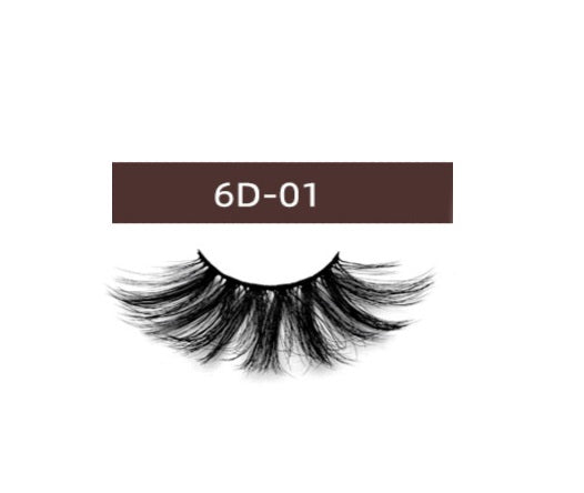 6D Mink Lashes #6D01 -  MQO 12 pcs