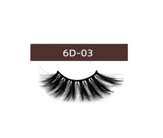 6D Mink Lashes #6D03 -  MQO 12 pcs