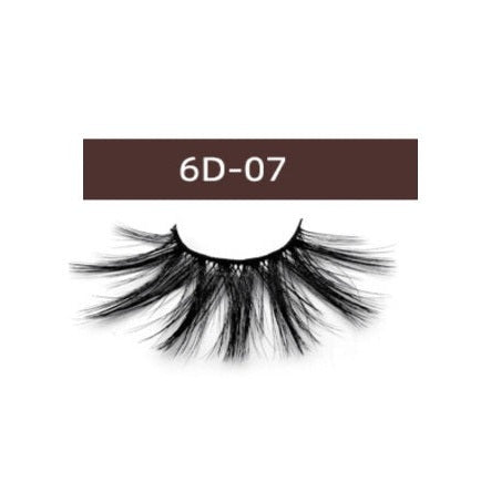 6D Mink Lashes #6D07 -  MQO 12 pcs