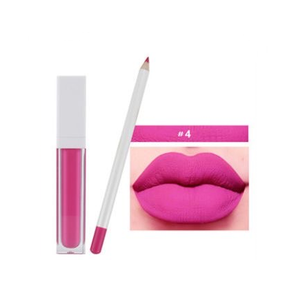 21 Shade Liquid To Matte Lipstick Kit w/Matching Liner + Sharpener - MQO 25 pcs