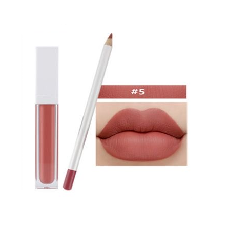 21 Shade White Box Liquid To Matte Lipstick Kit w/Matching Liner + Sharpener - MQO 25 pcs