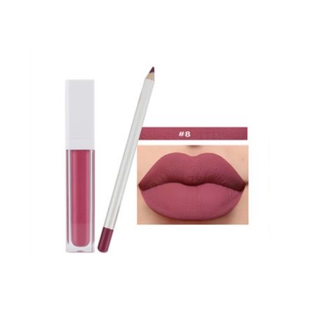21 Shade White Box Liquid To Matte Lipstick Kit w/Matching Liner + Sharpener - MQO 25 pcs