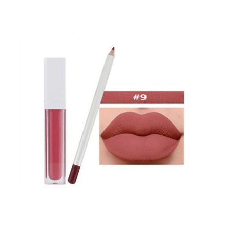 21 Shade Liquid To Matte Lipstick Kit w/Matching Liner + Sharpener - MQO 12 pcs