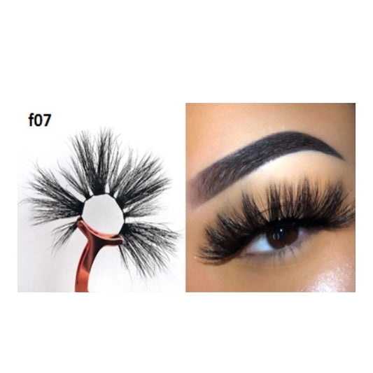 Faux Mink 5D Lashes #F7 - MQO 12 pcs