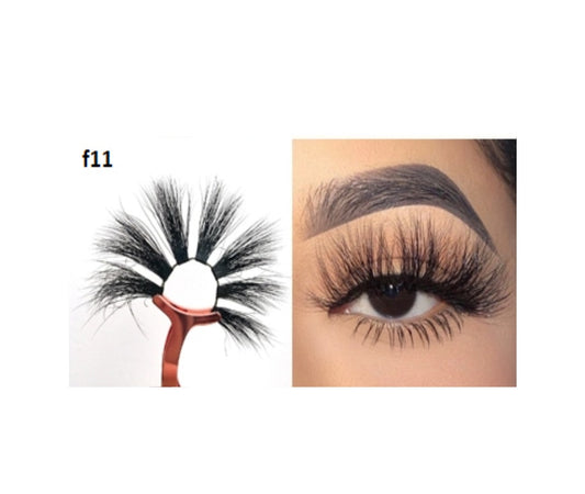 Faux Mink 5D Lashes #F11 - MQO 12 pcs
