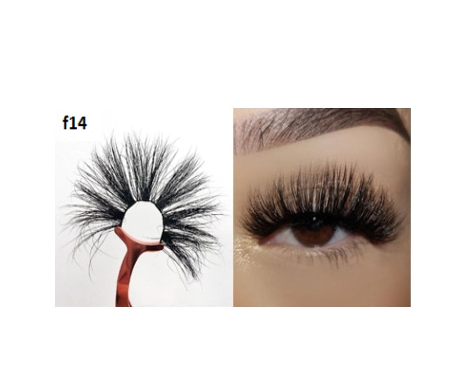 Faux Mink 5D Lashes #F14 - MQO 50 pcs