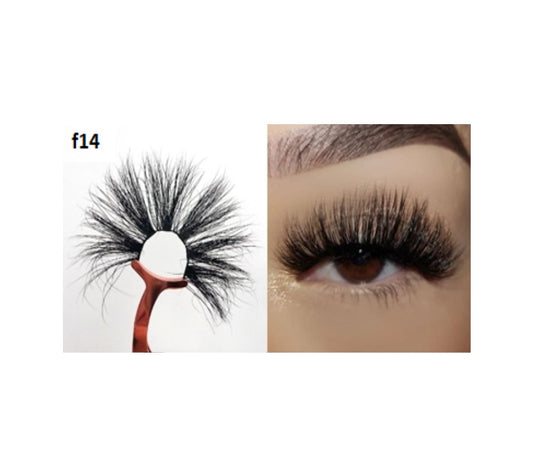 Faux Mink 5D Lashes #F14 - MQO 50 pcs
