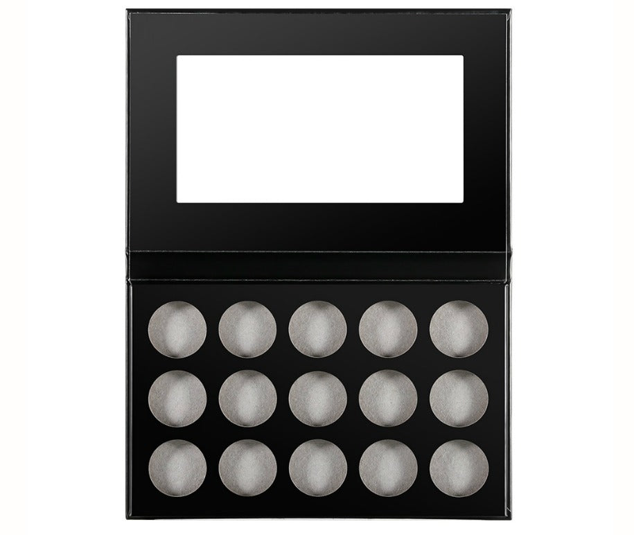 Black Case 15 Shade DIY Palette - MOQ 25 pcs