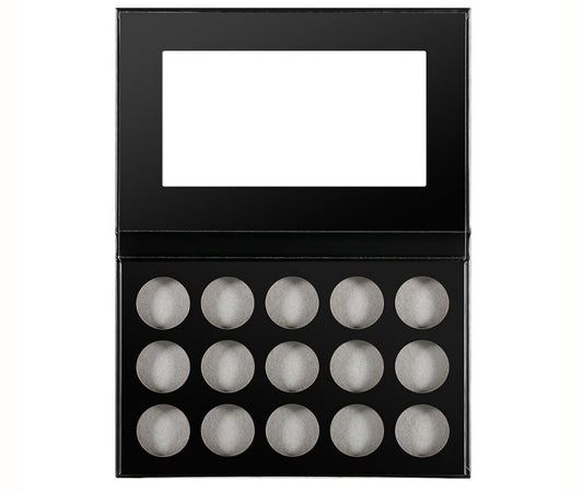 Black Case 15 Shade DIY Palette - MOQ 25 pcs