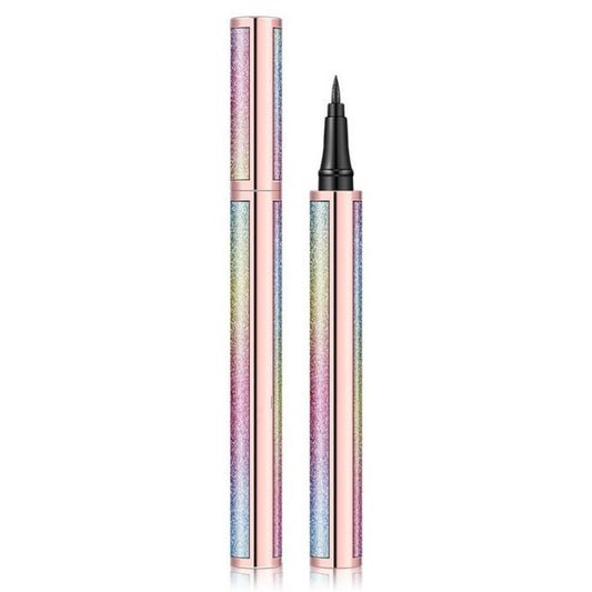 Complete the look of the seductive eye with these innovative eyeliners sparkly case - bling bling eyeliners! Formulated in the blackest shade of black, it delivers ultimate in precision and makes fluid strokes easy to achieve. Featuring a thin precision brush tip that easily creates detailed lines to bold dramatic lines for the perfect cat eye and other dramatic eye looks.