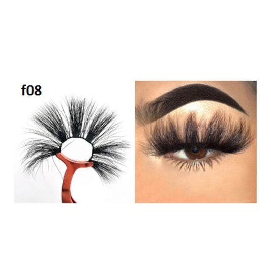 Faux Mink 5D Lashes #F08 - MQO 12 pcs