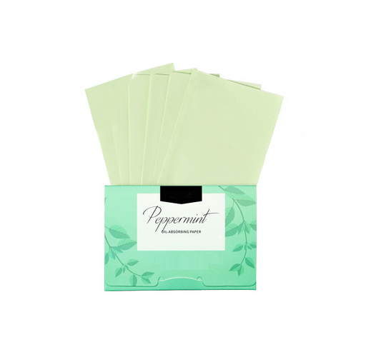 Peppermint Oil Blotting Sheets - MOQ 200 pcs