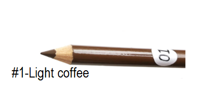 High Pigment + Waterproof Eyebrow Pencil With Sharpener - MQO 25 pcs