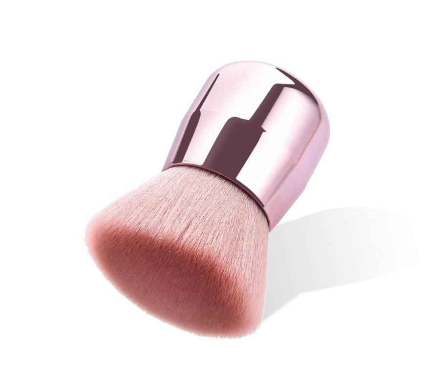 Rose Gold Synthetic Hair Foundation Brush - MQO 25 pcs