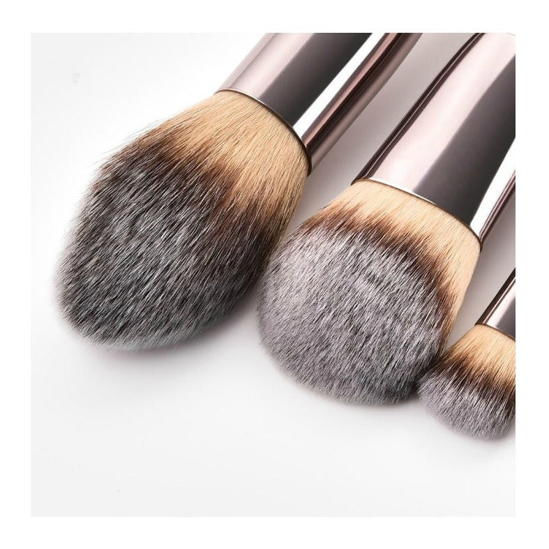 Private Label Pro 10pc Makeup Brush Set w/Case - MQO 12 pcs - TASH Cosmetics, LLC