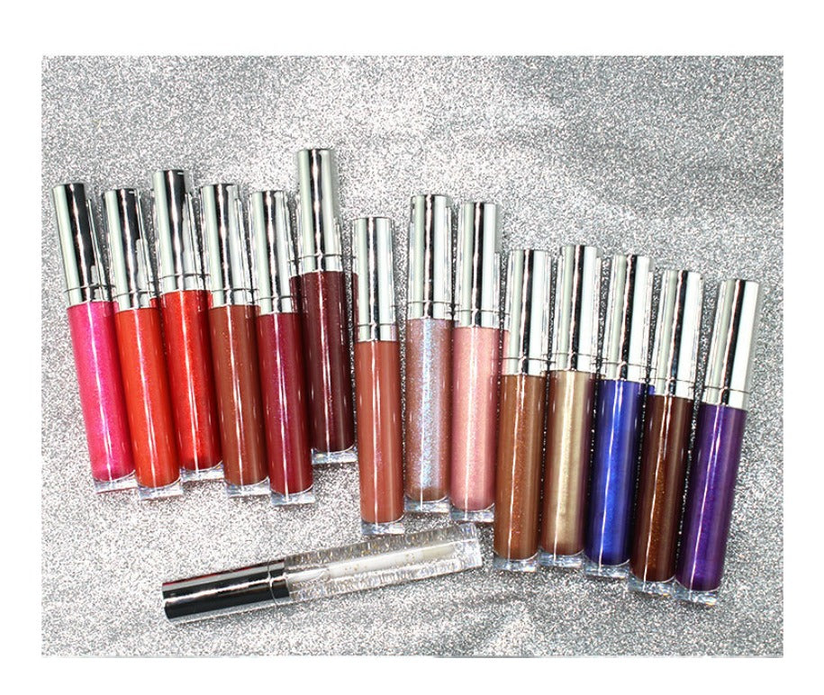 Our Shimmer Lip Gloss is an infused formula that offers gorgeous shimmer and high shine. The enriched formula conditions and offers antioxidant protection while providing non-sticky, but long-lasting color. It glistens in light, adding instant dimension to lips. Can be hot stamped with your logo! Inquire at info@tashcosmetics.com