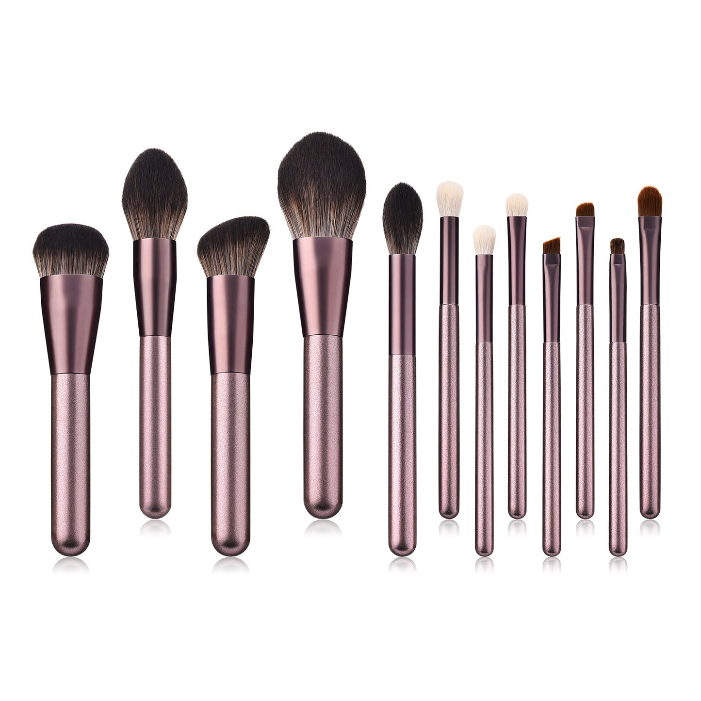 12 Piece Pro Brush Set w/Stylish Bag - MQO 25 pcs