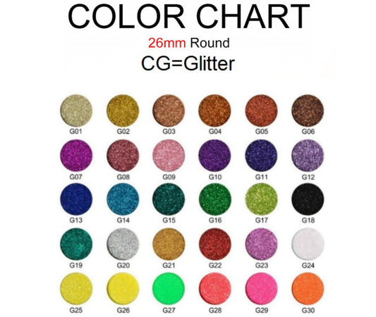 CS Single Pan Glitter Eyeshadows - 26mm