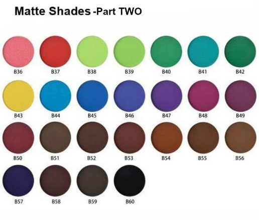 Black Case 15 Shade DIY Palette - MOQ 25 pcs