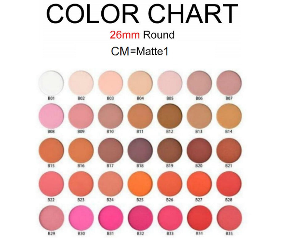 CS Single Pan Matte Part 1 Eyeshadows -26mm