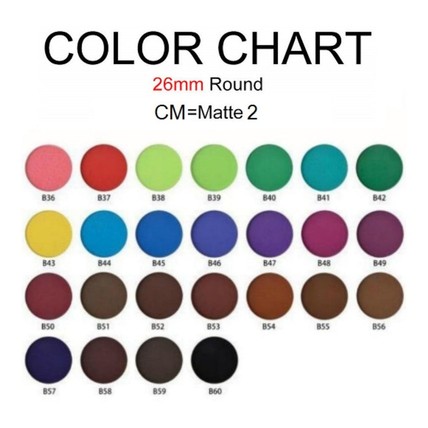 CS Single Pan Matte Part 2 Eyeshadows - 26mm