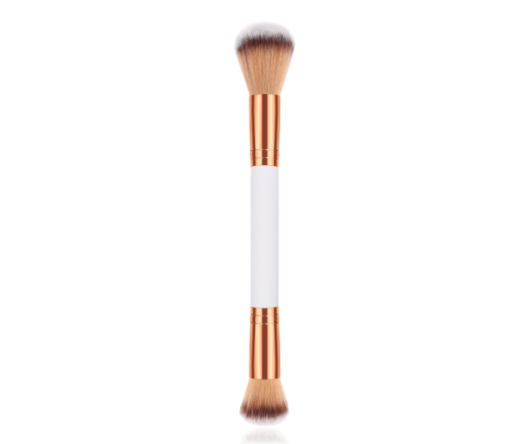 White Dual Makeup Brush - MQO 12pcs