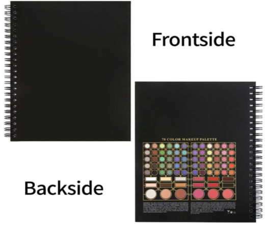 Custom 78 Shade 4 in 1 Mixed Notebook Palette - MQO 12 pcs