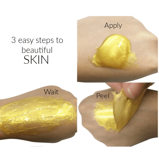 24K Luxury Foil Gold Peel Off Face Mask - MQO 12 pcs