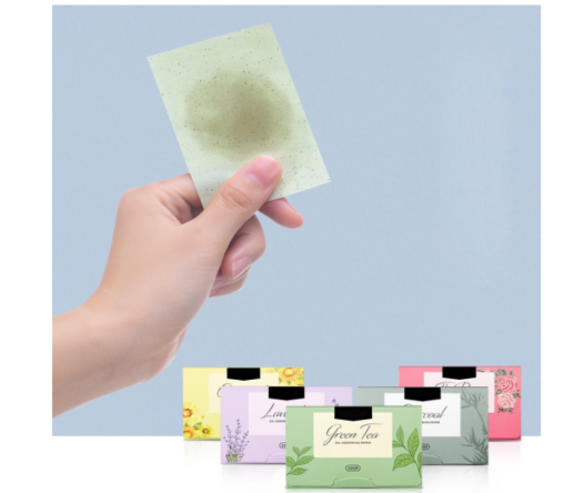Rose Oil Blotting Sheets - MOQ 200 pcs