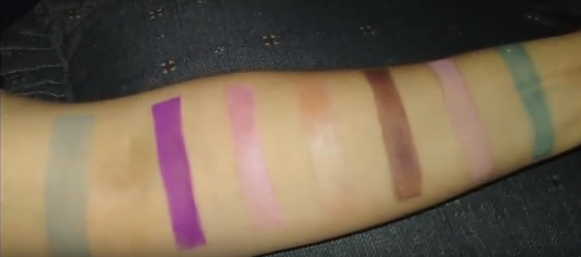 Swatch Video of Some of Our Loose Pigment Eyeshadows @tashcosmetics | Caralyn Beauty