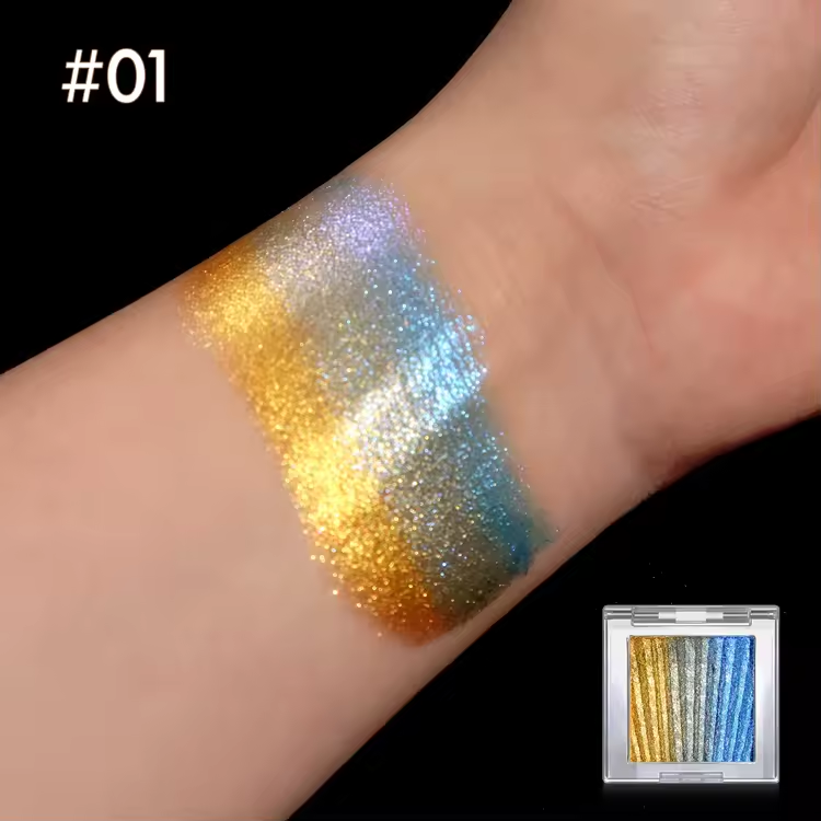 Rainbow Duo Chrome Eyeshadow - MQO 12 pcs