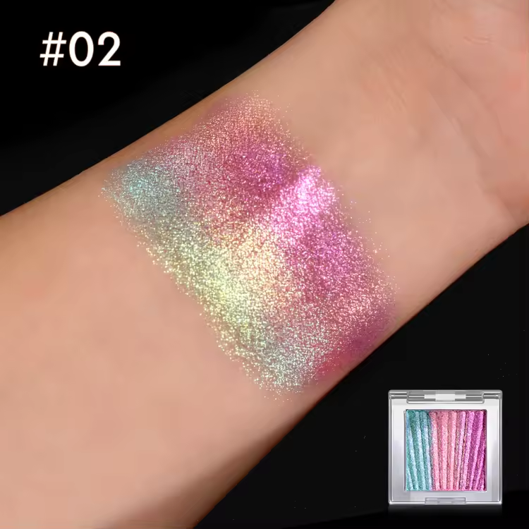 Rainbow Duo Chrome Eyeshadow - MQO 12 pcs